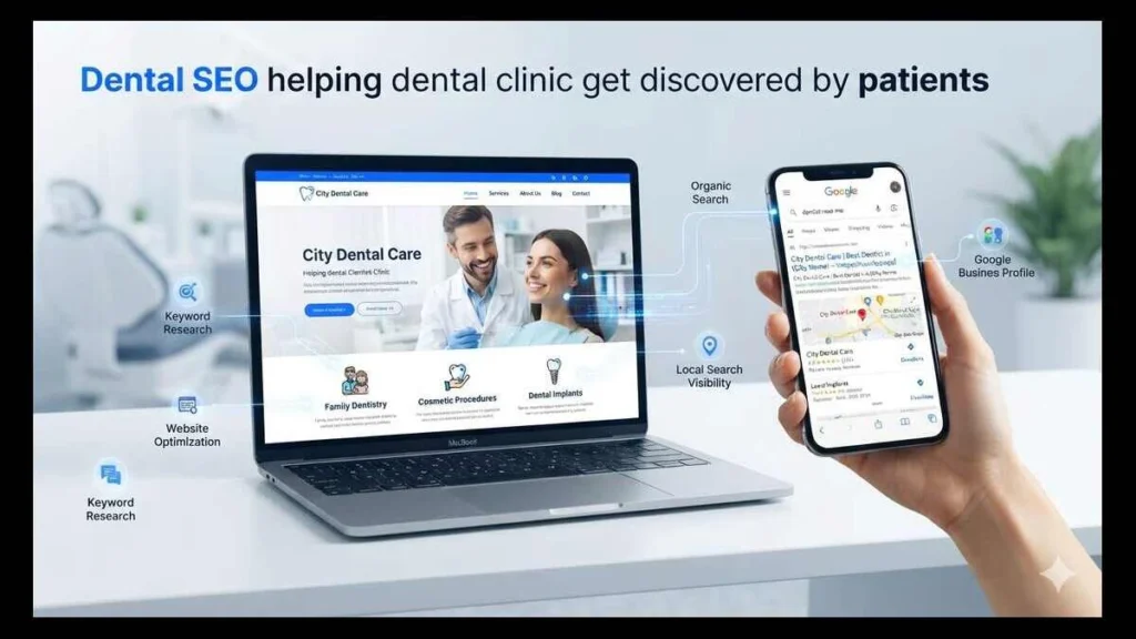 How Dental SEO helps patients find dental clinics through Google search