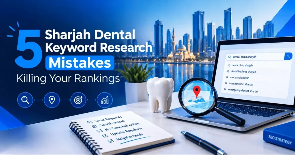 5 Sharjah dental keyword research mistakes killing rankings