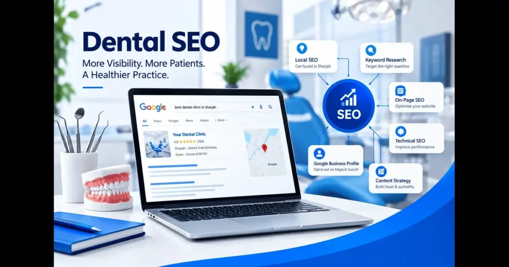 what is dental SEO for small clinics in Sharjah