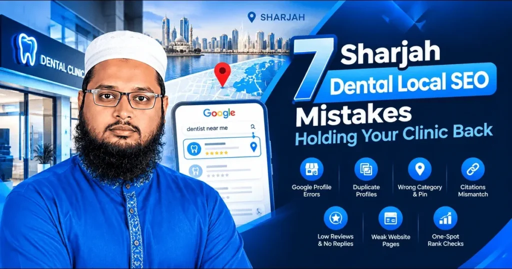 7 Sharjah dental local SEO mistakes holding a clinic back